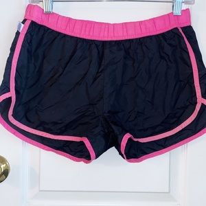 black and pink soffe shorts